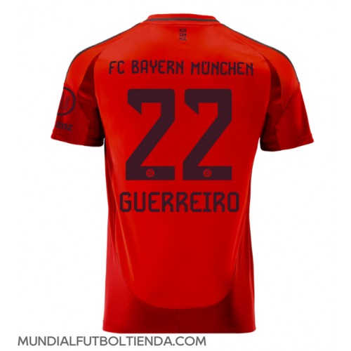 Camiseta Bayern Munich Raphael Guerreiro #22 Primera Equipación Replica 2024-25 mangas cortas